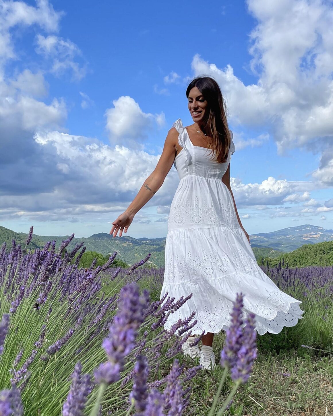 campi di lavanda nelle Marche, Monti Sibillini, Ascoli Piceno